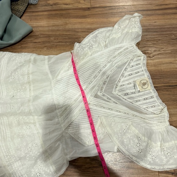 Muche & Muchette White Tiered Ruffle Mini Dress - Picture 5 of 7